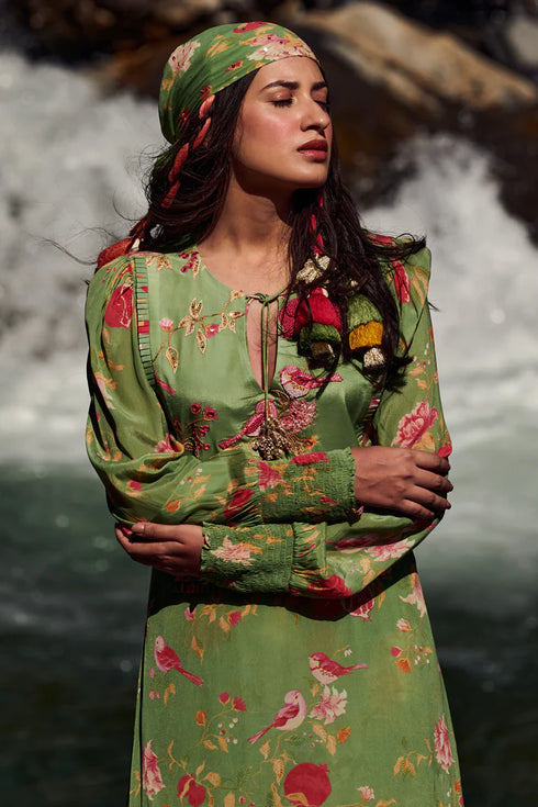 Fern Green Kurta